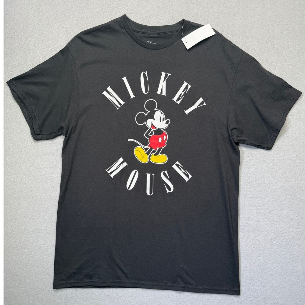 Hybrid Mickey Mouse Men's Short Sleeve T-shirt black Large